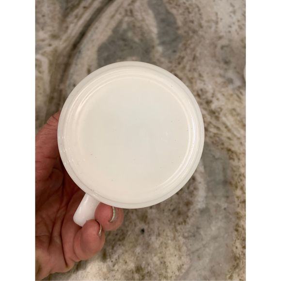 Milk Glass Grandma Grandpa Vintage Coffee Cups #grandma #grandpa #RARE FIND - Picture 4 of 8